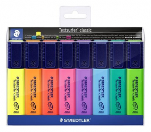 Staedtler "Classic 364" szövegkiemelő készlet 1-5 mm 8 szín (364 P WP8)